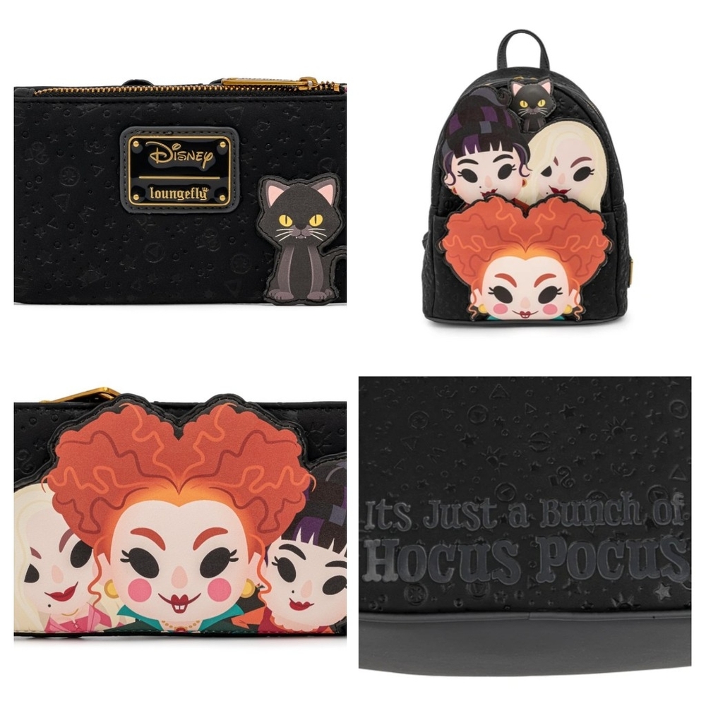 Hocus pocus backpack and wallet set Loungefly x Disney Exclusive